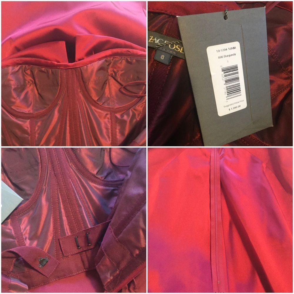 Zac Posen Strapless Duchesse-satin Dress - Picture 8 of 11